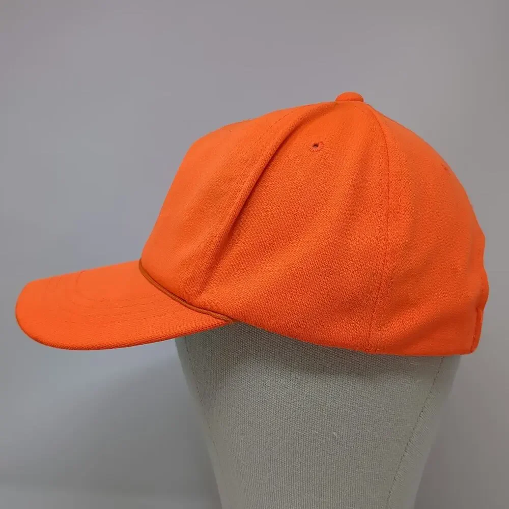 YoungAn Snapback Hat Orange One Size Green Under Visor Front Rope Blank Cap